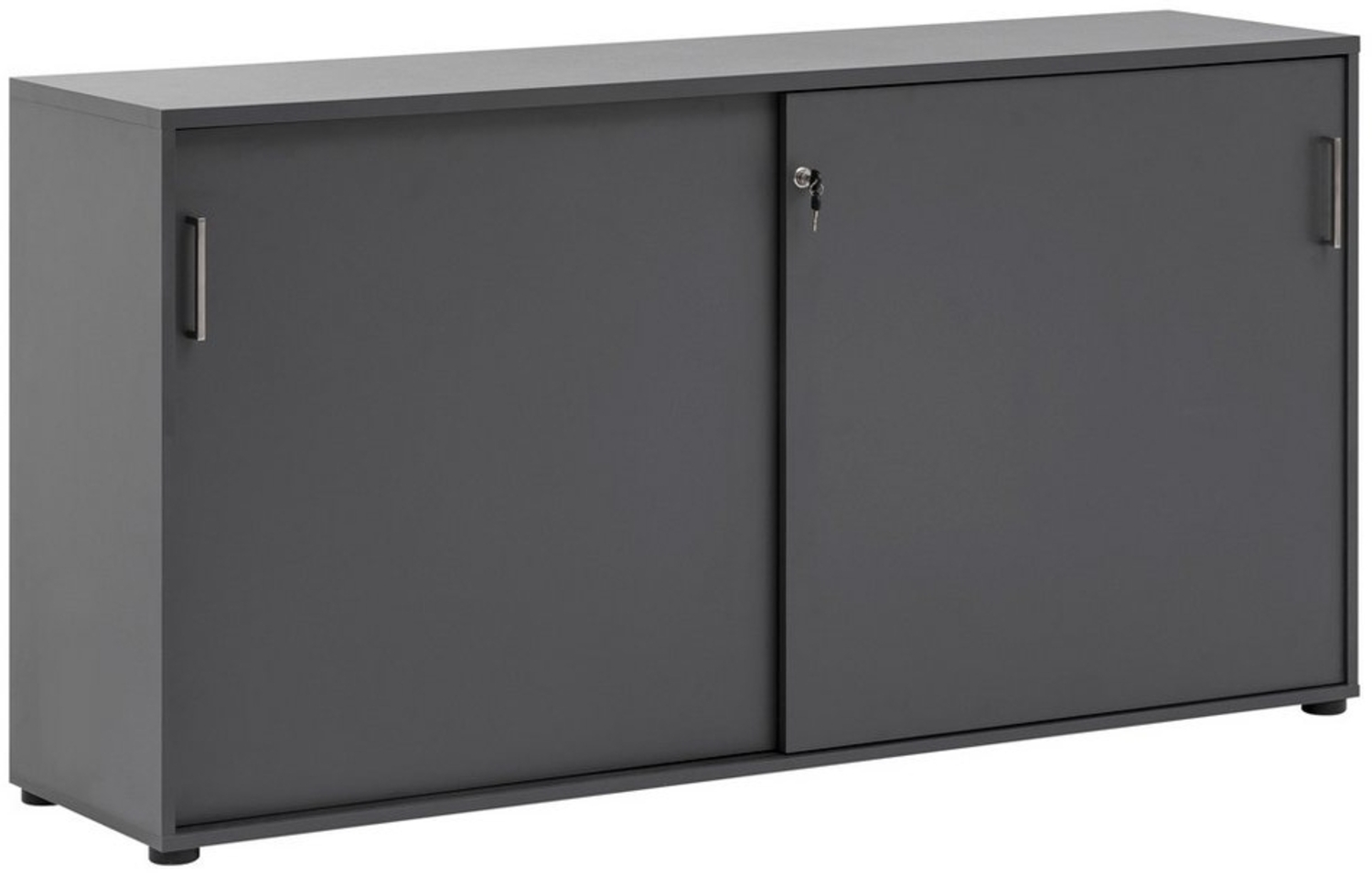 Lomadox Aktenschrank META-80 Büro abschließbar in anthrazit, B/H/T: ca. 160,2/84,2/41 cm Bild 1