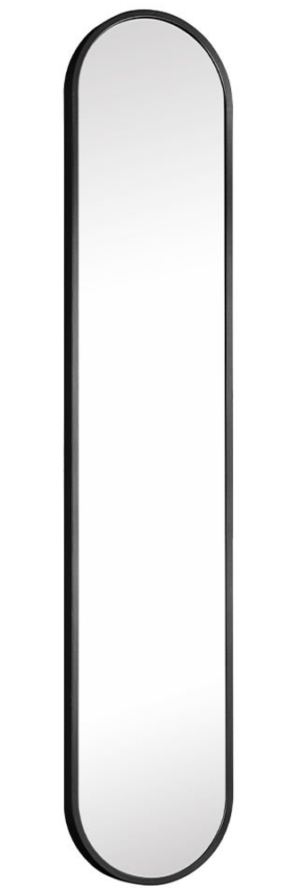 Rahmenspiegel Moni, Glas, Schwarz, Verspiegelt Bild 1