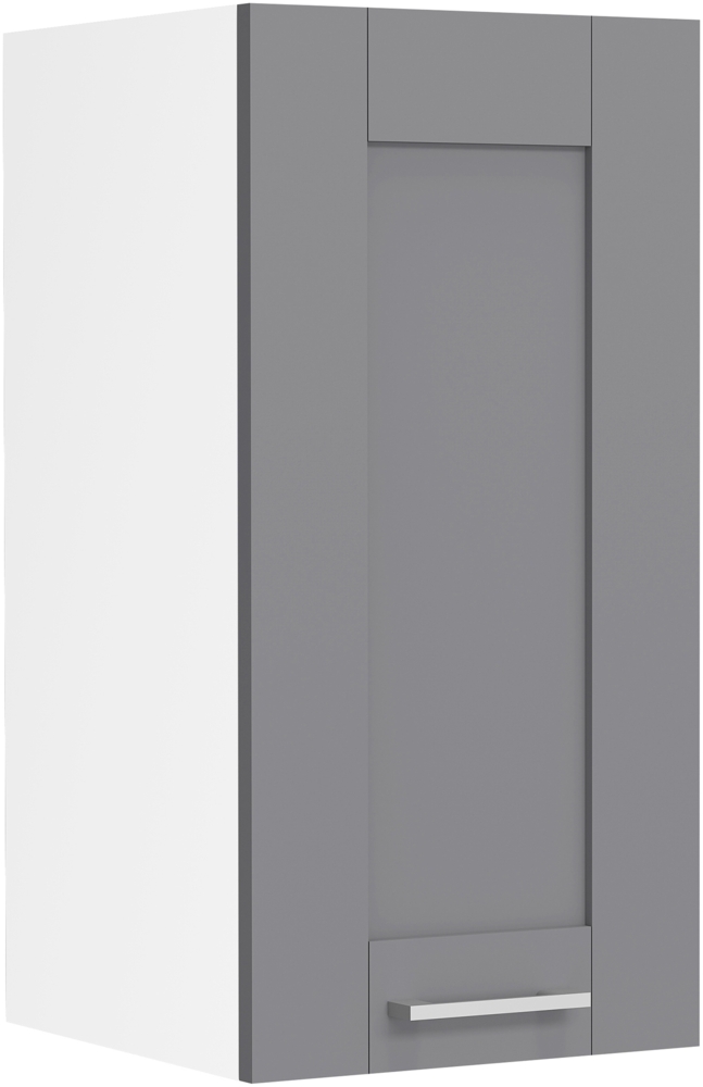 VCM Küchenmöbel Hängeschrank Colura 919378 Weiß / Anthrazit H. 60 x B. 30 x T. 31 cm Bild 1