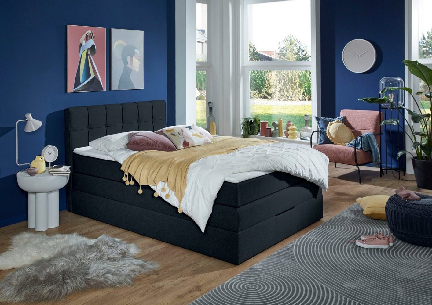 INOSIGN Boxspringbett Fornoli, inkl. Topper und Bettkasten, H3 in zwei Matratzenarten Bild 1