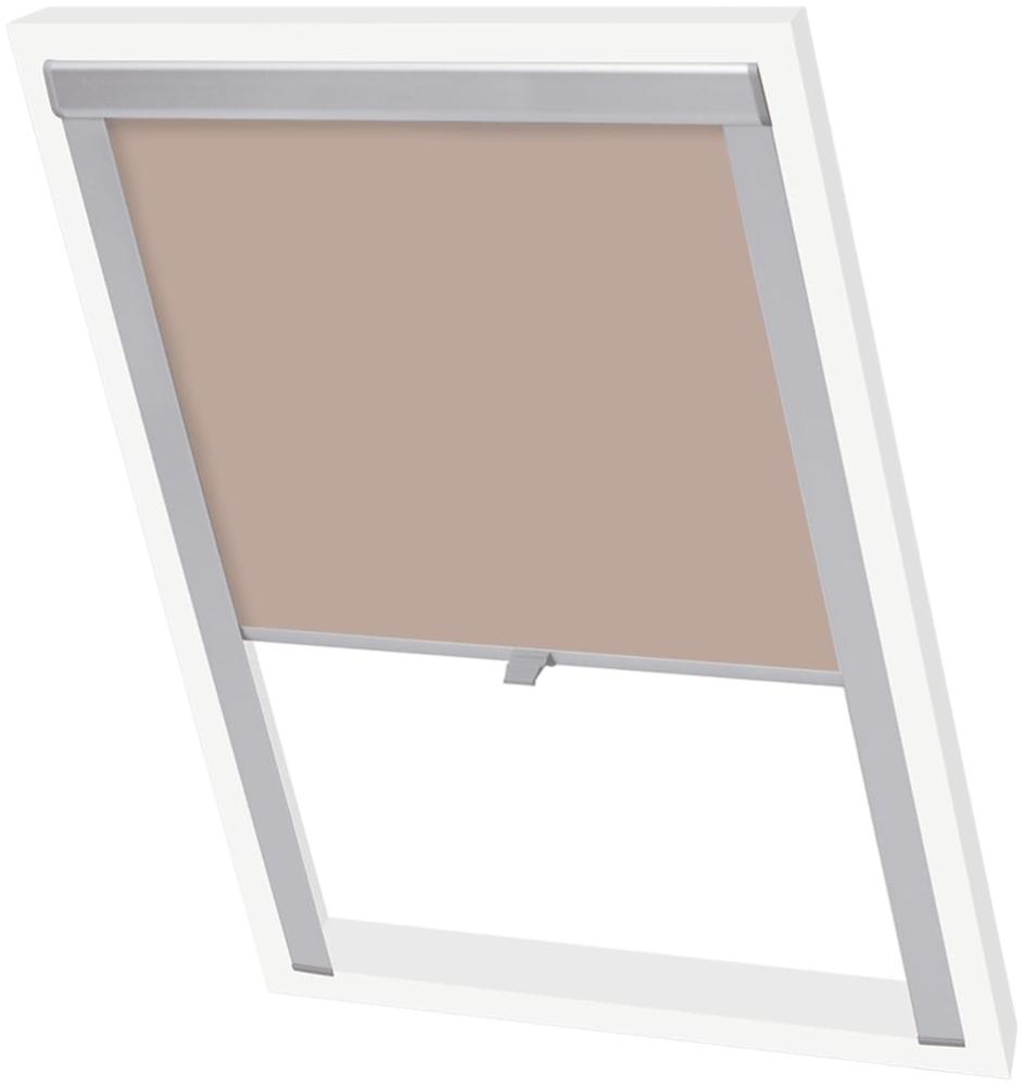 vidaXL Verdunkelungsrollo Beige MK08 133486 Bild 1