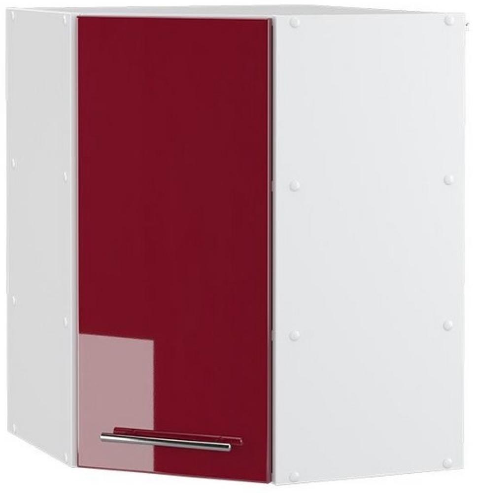 Vicco Küchenschrank Hängeschrank Unterschrank Küchenzeile Hochglanz Fame-Line (Bordeaux Hochglanz, Eckhängeschrank 57 cm) Bild 1