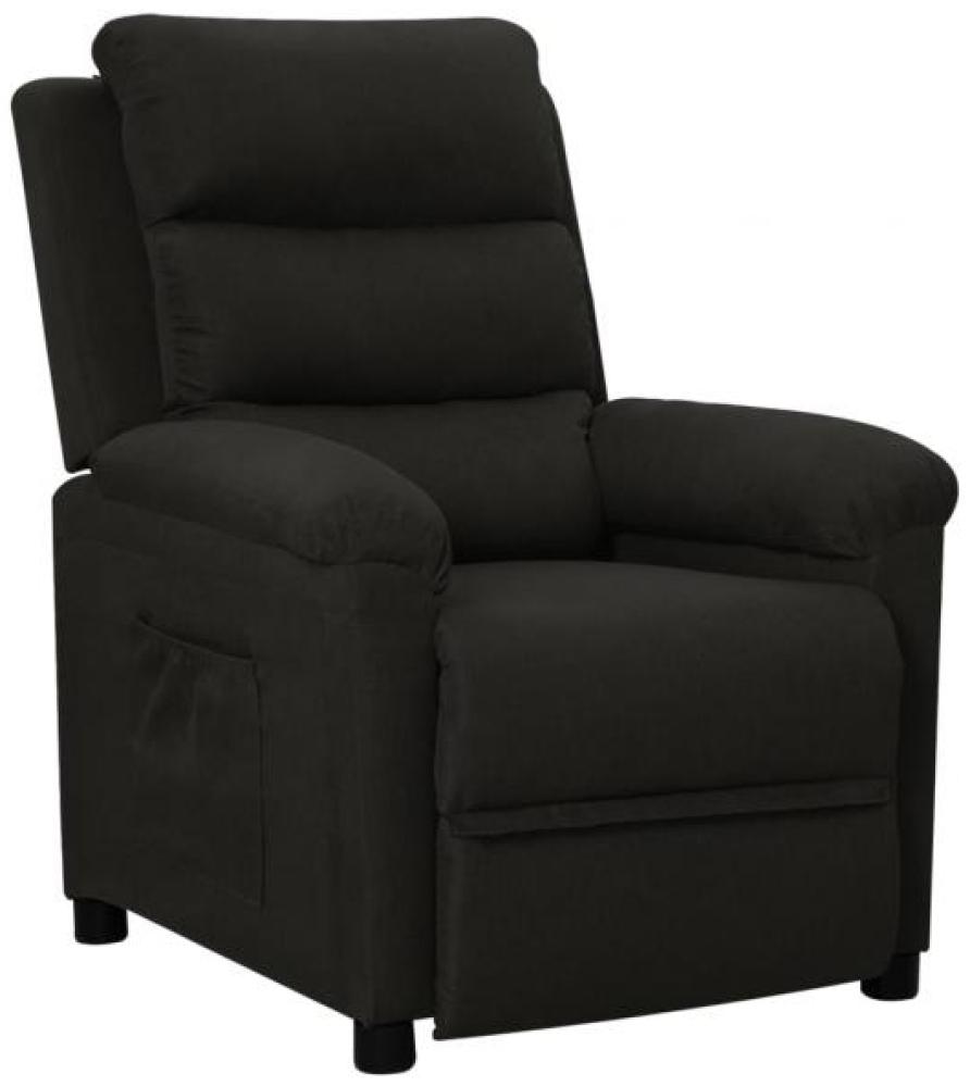 Relaxsessel Schwarz Stoff [342341] Bild 1