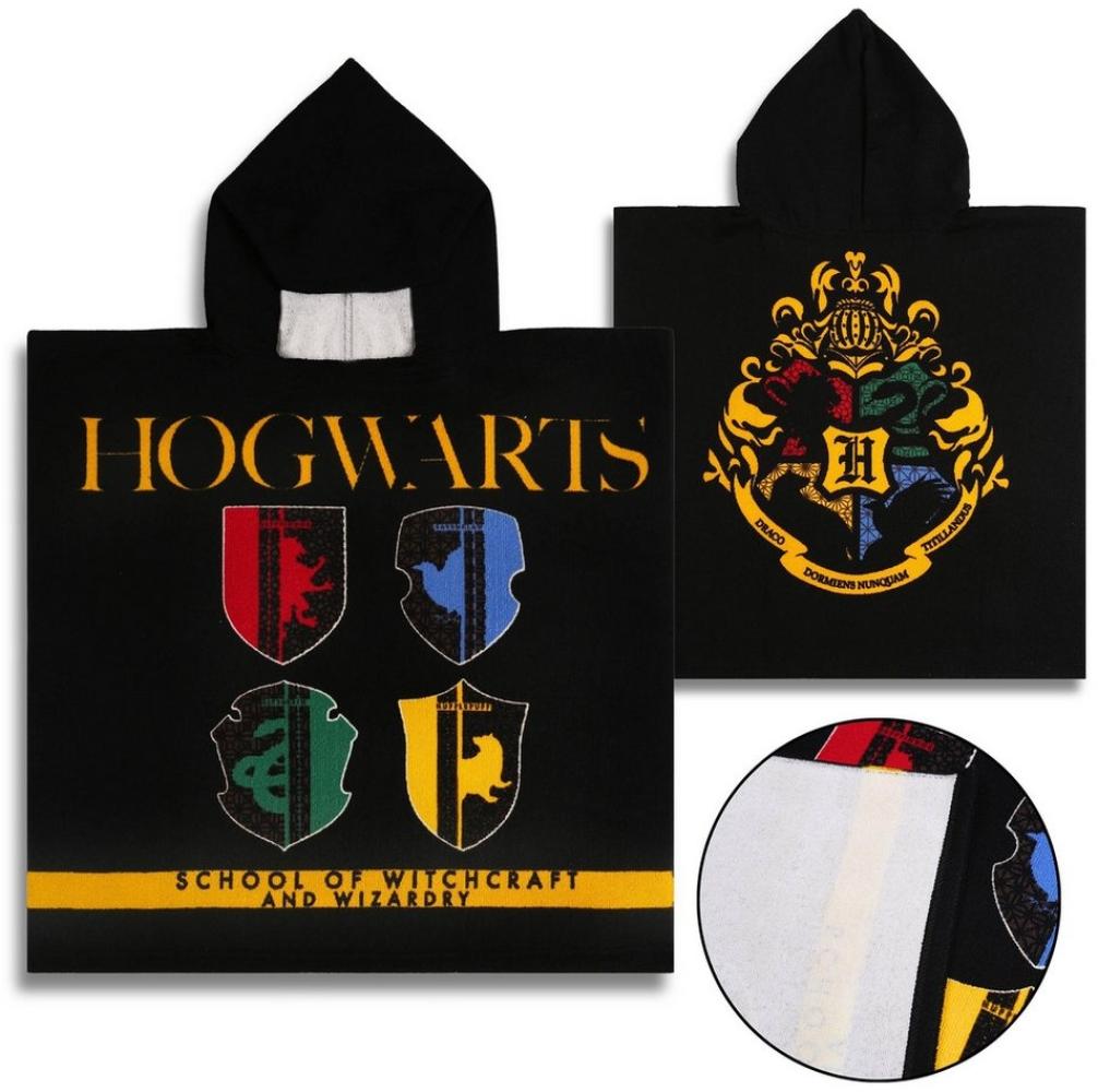 Sarcia. eu Kapuzenhandtuch Harry Potter Kinderbadetuch, Jungen Badeponcho mit Kapuze 55x110 cm Bild 1