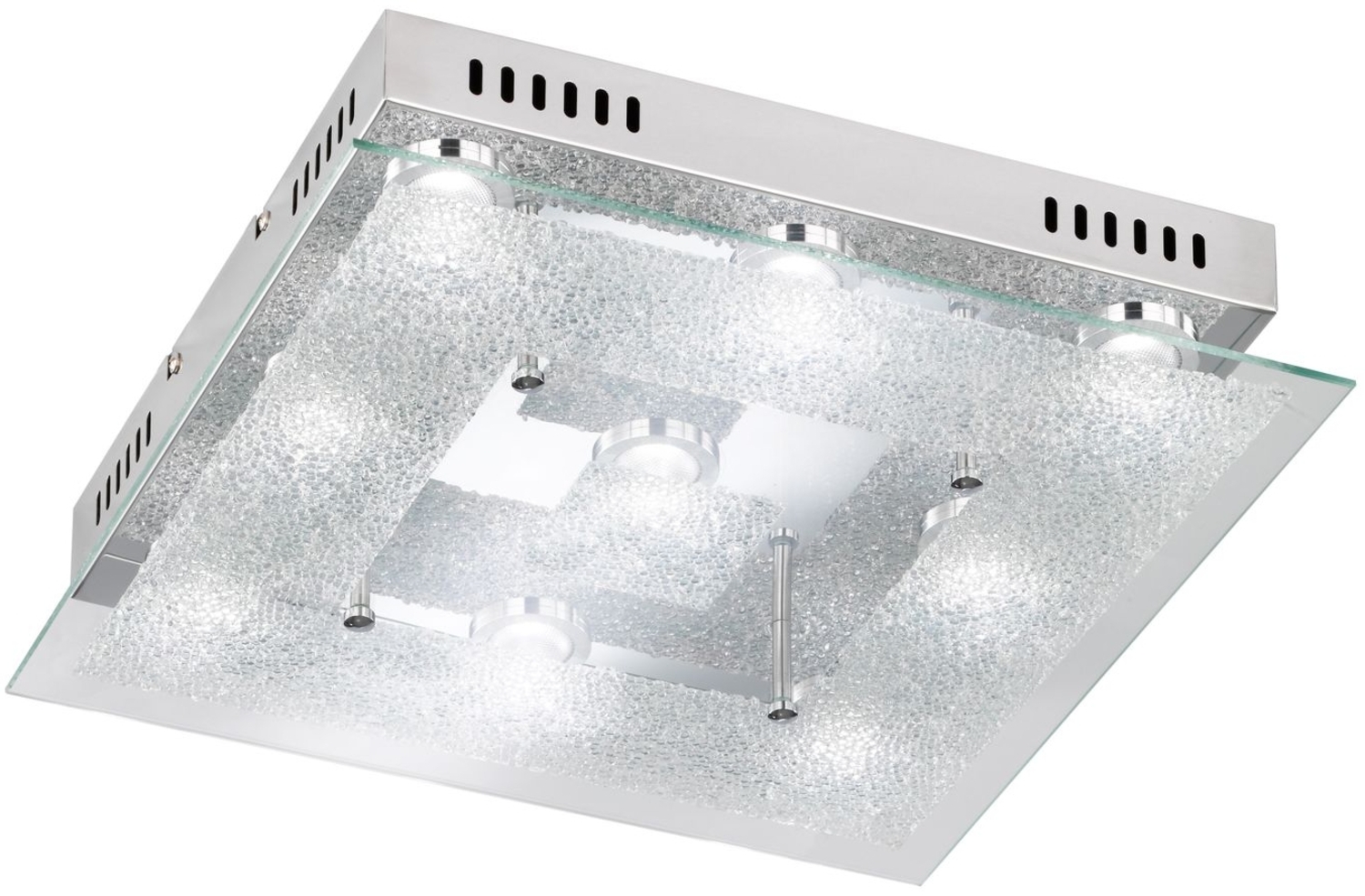 Action 956209010000 Deckenlampe Brooks Deckenleuchte 9 x 5 W LED 3.000 K 3.780 Lumen Chrom7824 Bild 1
