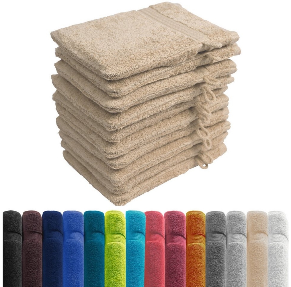 Zestri Handtücher COMFORT Handtücherset aus Baumwolle, saugstark weich, Frottee, Waschhandschuh 10er-Set, Duschtuch Saunahandtuch Gästehandtücher Badetuch Handtücher Set Bild 1