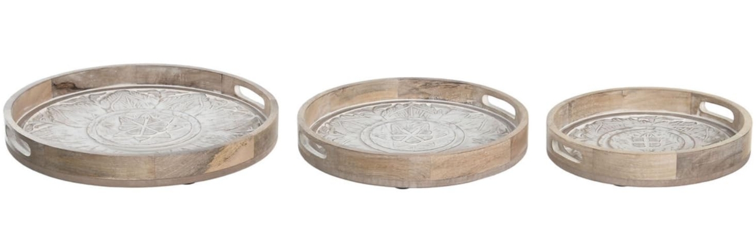 DKD Home Decor Tablett-Set, Standard Bild 1