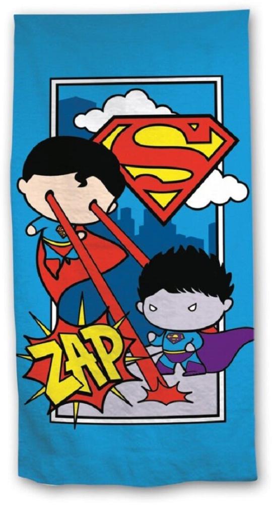 Superman Kinder Badetuch Strandtuch für Kinder mit Lustiges Design 140x70 cm Bild 1