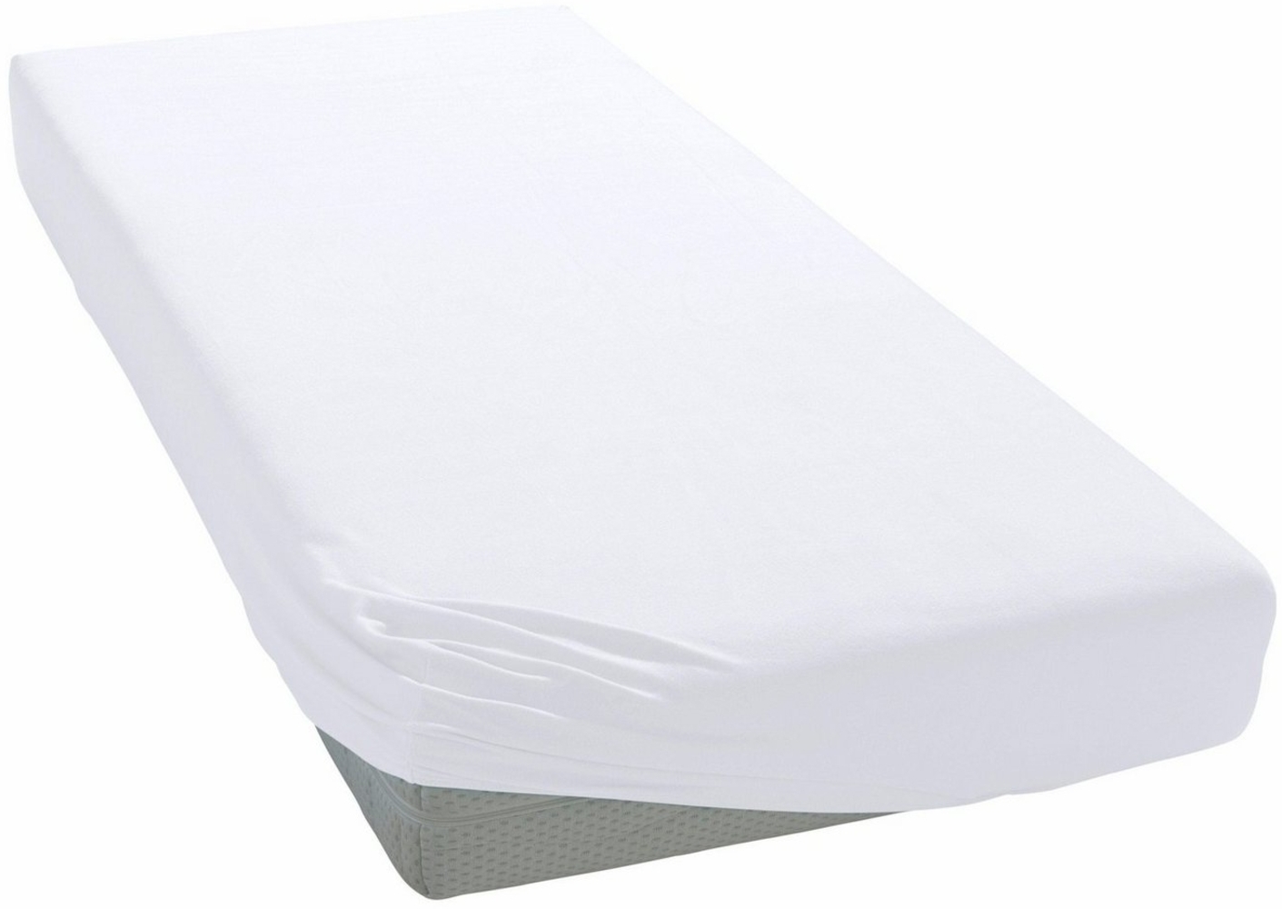 my home Spannbettlaken PHYSALIS, Jersey, Gummizug: rundum, (1 Stück), 100% Baumwolle, Matratzen bis 18 cm Höhe, Bettlaken, Spannbetttuch Bild 1