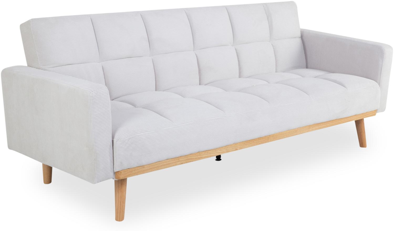 HARPER Sofa Schlafsofa HARPER HOPA BHT 212x84x82 cm weiß Verwandlungssofa Bild 1