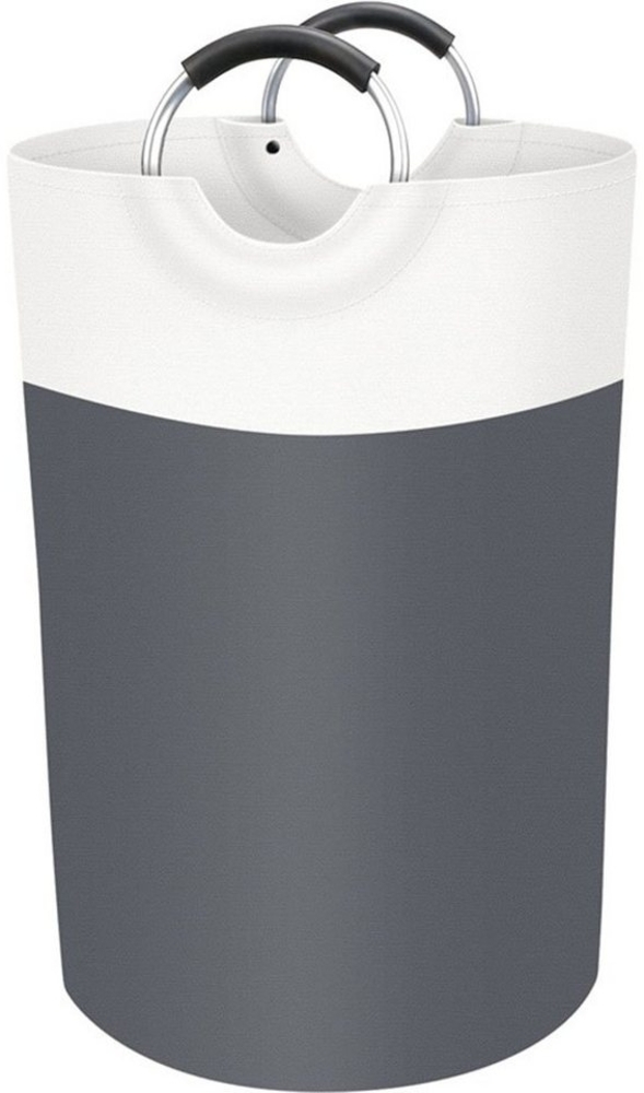 NUODWELL Wäschekorb 90L faltbar mit Schaumstoffschutz Aluminiumgriff Schmutzwäschekorb Bild 1