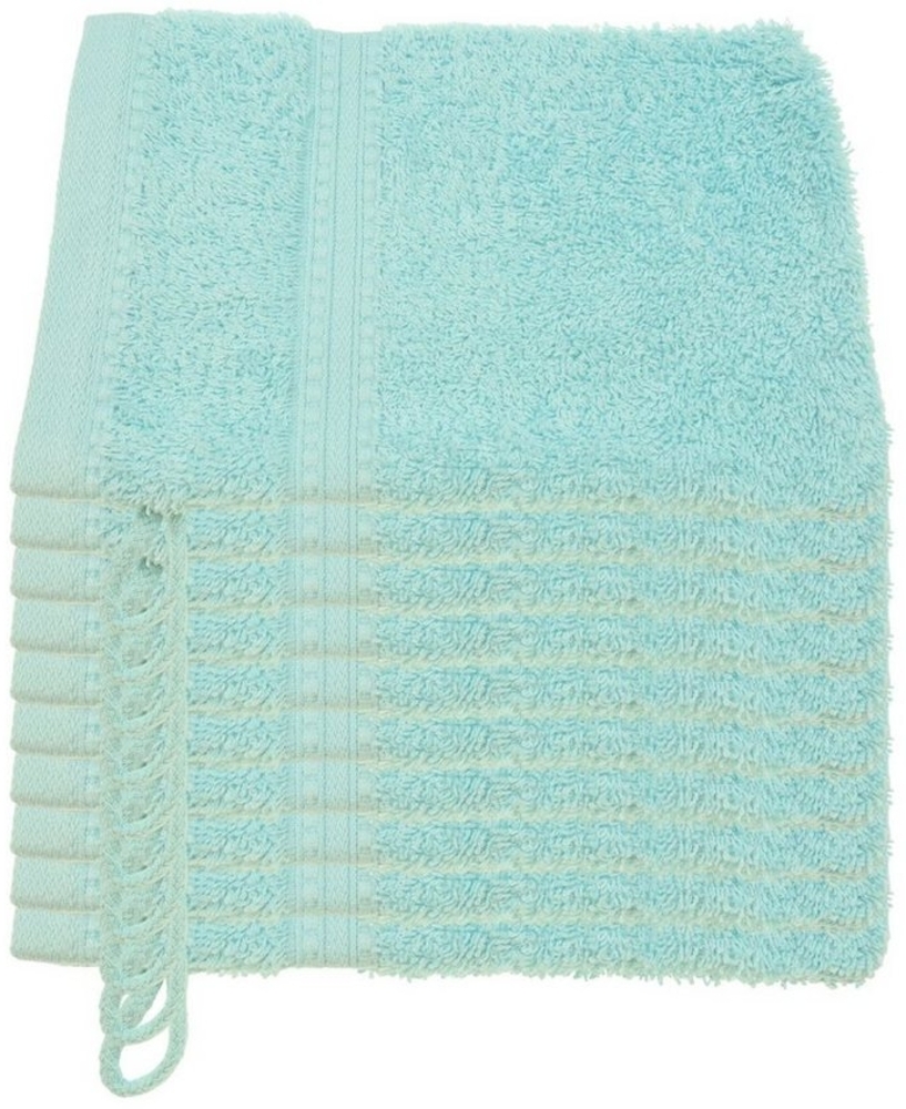 Julie Julsen Waschhandschuh 1-Waschhandschuh-Babyblau-Waschhandschuh 15 x 21 cm, (1-St) Bild 1