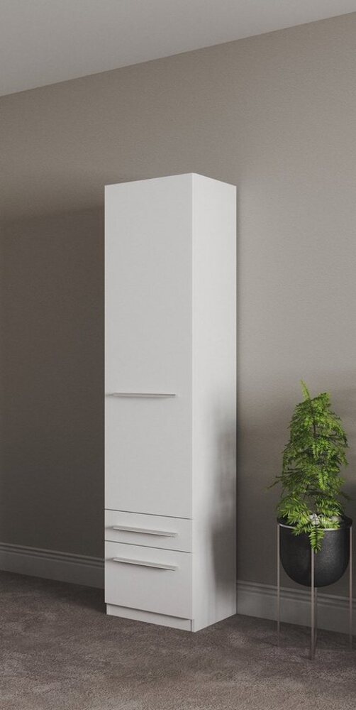 priess Kleiderschrank Schrank Garderobe Wäscheschrank Barcelona in 5 Breiten viel Stauraum, geräumige Schubkästen, mit Spiegel, MADE IN GERMANY Bild 1