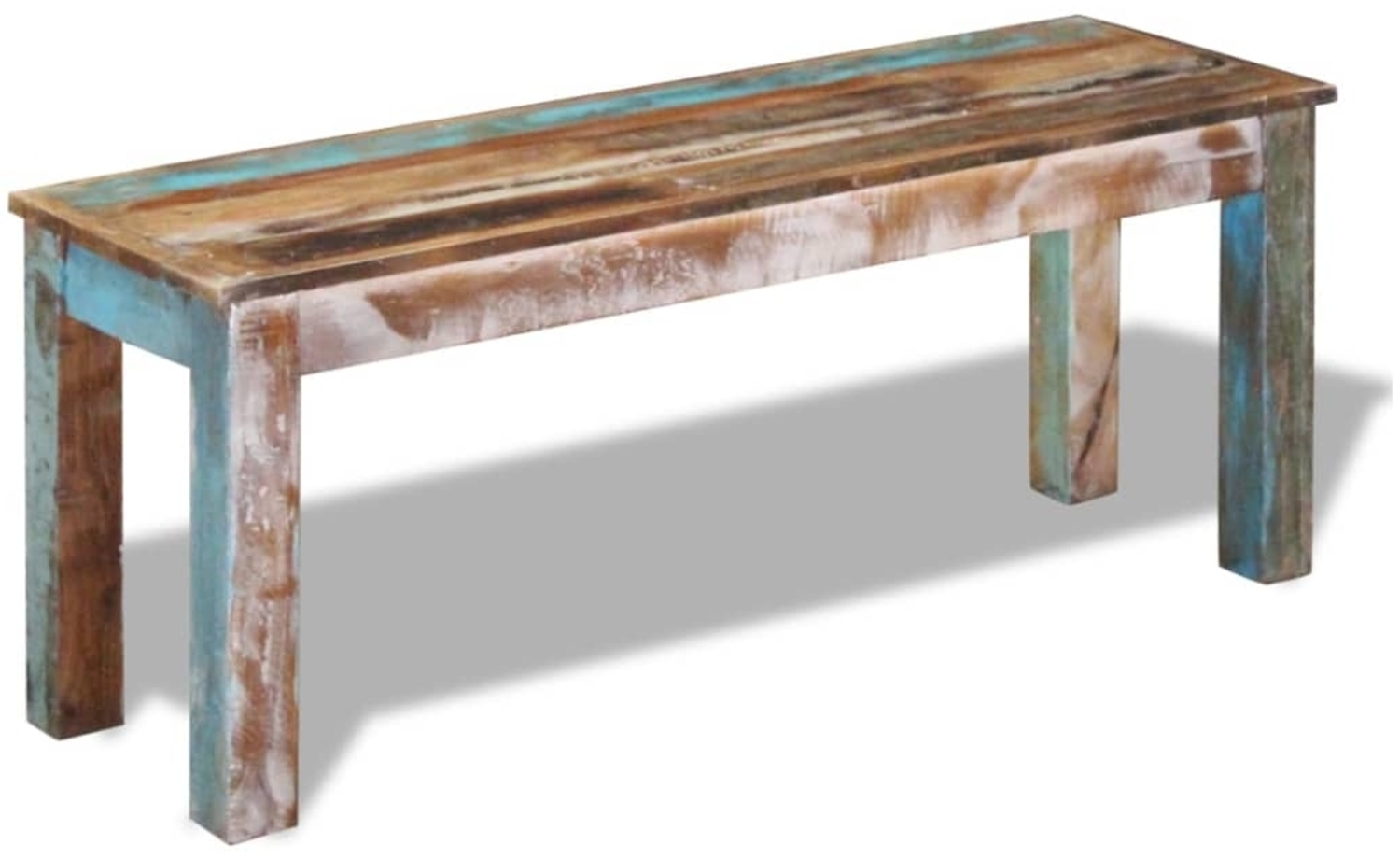 vidaXL Bank Altholz 110x35x45 cm 243454 Bild 1