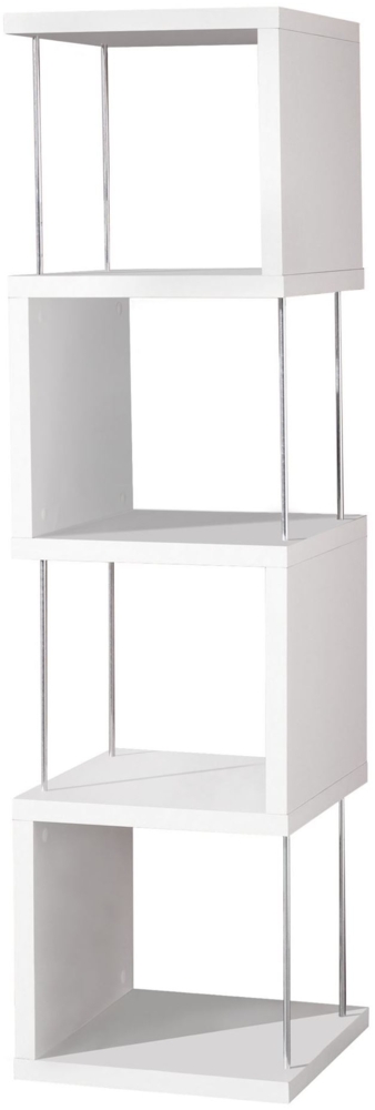 Regal Elga 33x33x126 Bücherregal Standregal weiß matt 14816 Bild 1