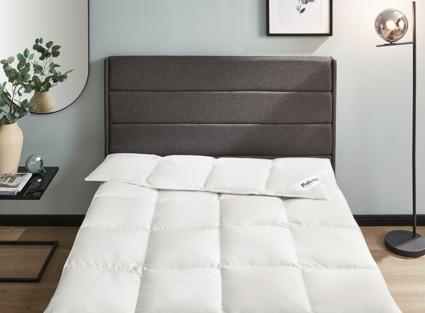 Balette Daunenbettdecke LILLY von Institute Wessling geprüft und ausgezeichnet, Füllung: 60% Daunen, 40% Federn, Bezug: 100% Baumwolle, In 4 Wärmeklassen erhältlich, Wohlfühlkomfort dank Naturfüllung Bild 1