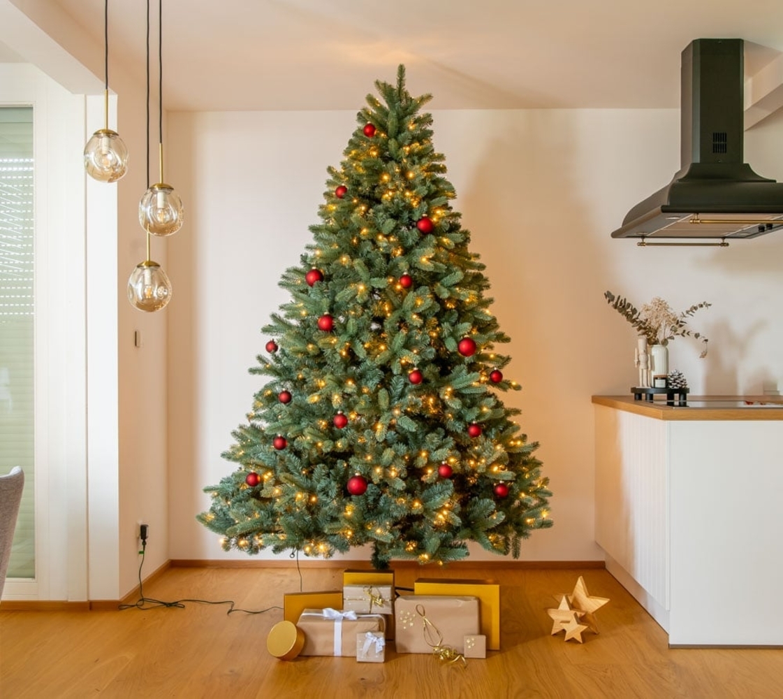 Evergreen Künstlicher Weihnachtsbaum Vermont Fichte | Inkl. LEDs | Grün | 210 cm Bild 1