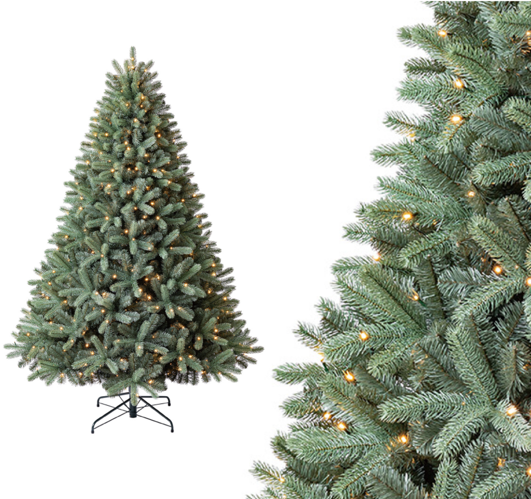 Evergreen Künstlicher Weihnachtsbaum Vermont Fichte | Inkl. LEDs | Grün | 210 cm Bild 1