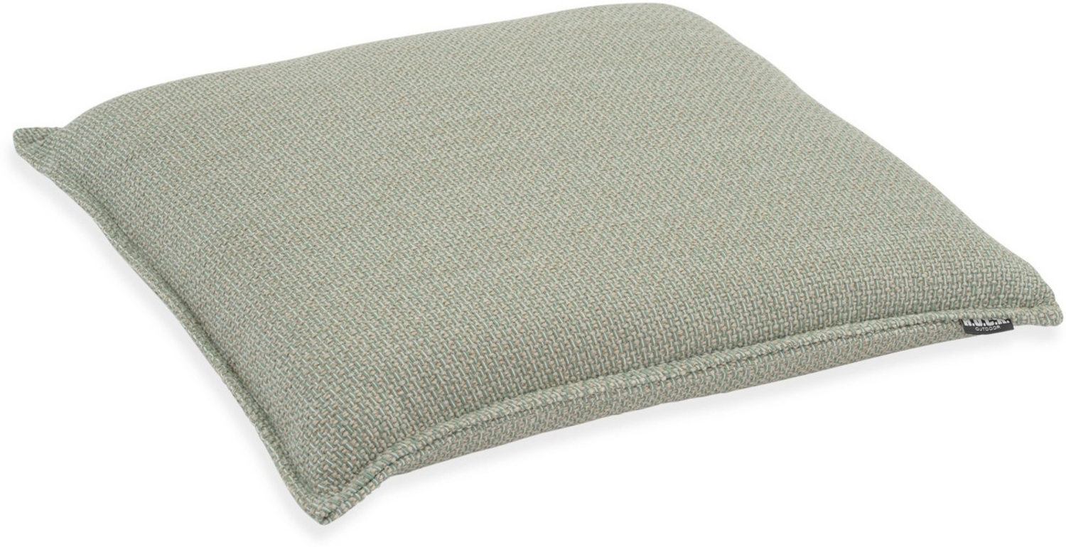 H.O.C.K. Sitzauflage Linova, (1 St), Outdoor Sitzkissen, 40x40x6cm, Stuhlkissen, salbei mint, gemustert Bild 1