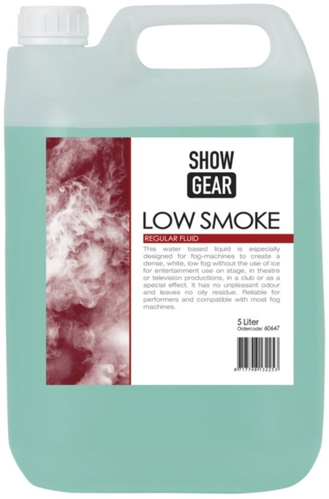 Showgear Discolicht Showgear Low Smoke Fluid 5l - niedrig schwebender Nebel Bild 1
