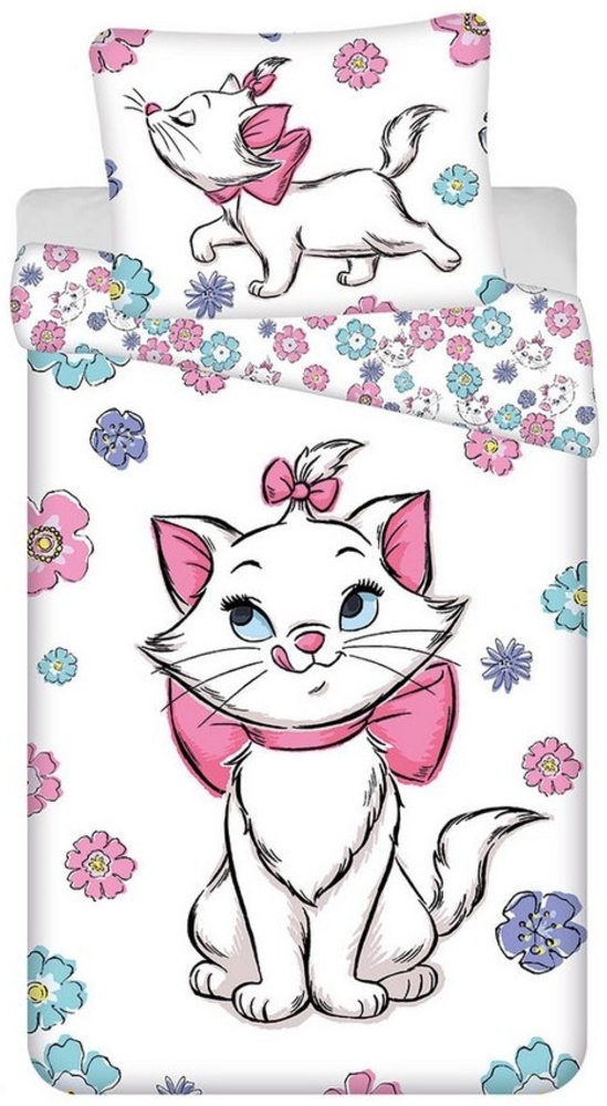Disney Marie Cat Design Kuschelige Bettwäsche Baumwolle, 140x200 cm & 70x90 cm Bild 1