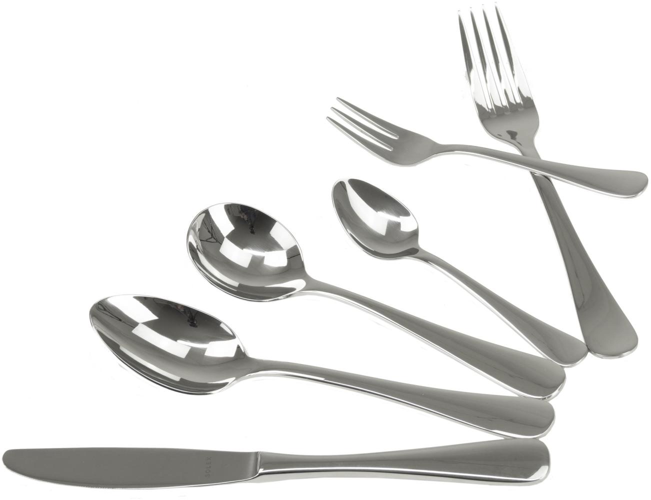 Solex Julia Besteckset 72 teilig für 12 Personen inklusive Suppenlöffel Bild 1