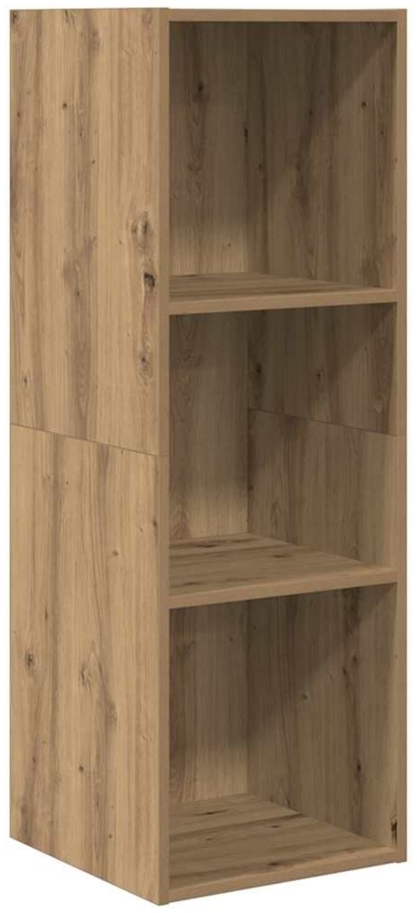 vidaXL TV-Schrankset Artisan-Eiche 37 x 37 x 107 cm Holzwerkstoff 875082 Bild 1