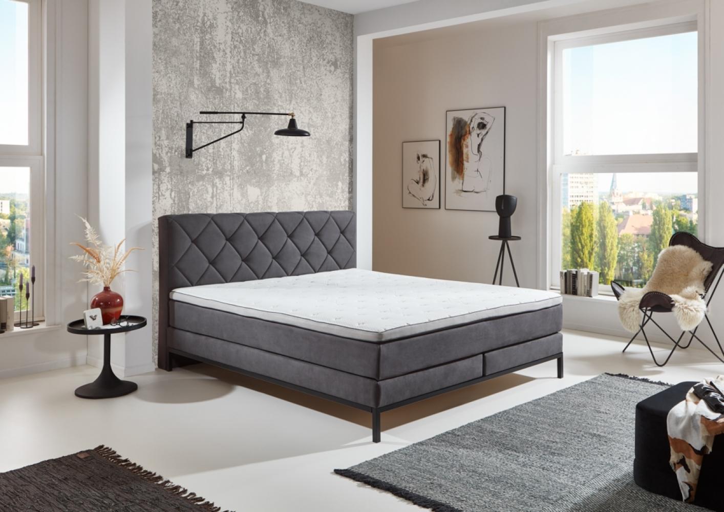 BX 2180 Rockaway Boxspringbetten grau Stahl Bild 1