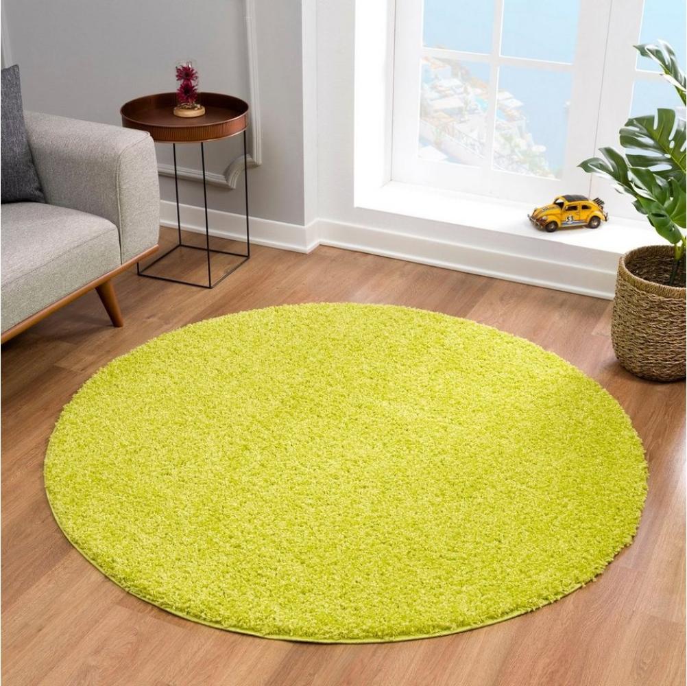 Sanat Hochflor-Teppich LOCA, rund, Höhe: 30 mm, Wohnzimmer, Langflor, Shaggy, Schlafzimmer Bild 1