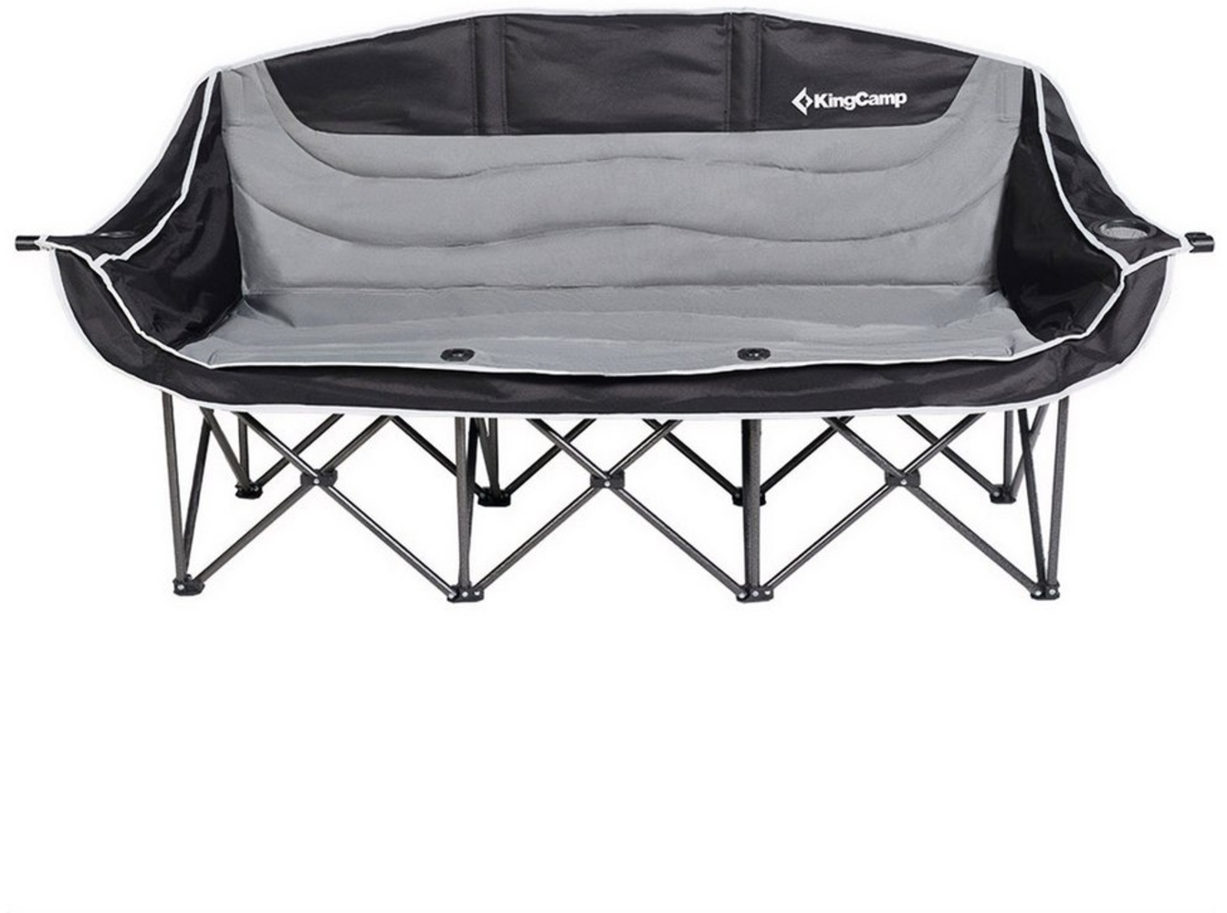 KingCamp Campingstuhl Camping Sofa Triple Deluxe Lounge, 3 Personen Klappstuhl Couch 270 kg Bild 1