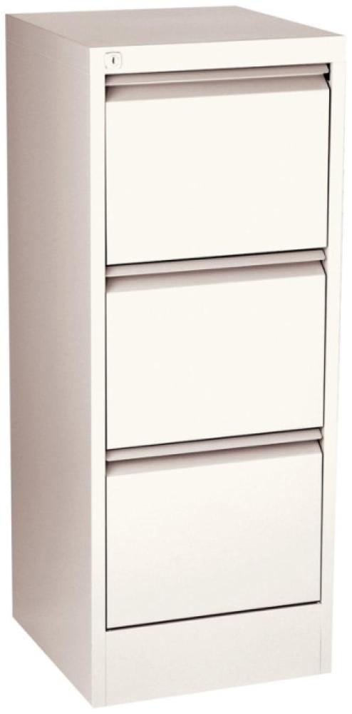 Hängeregistraturschrank A4 3 Schubladen weiß Bild 1