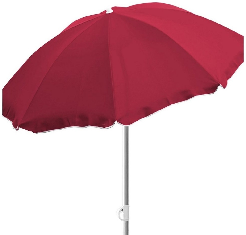 Mojawo Ampelschirm Sonnenschirm rund Ø1,80m rot Polyester knickbar UV Schutz Bild 1