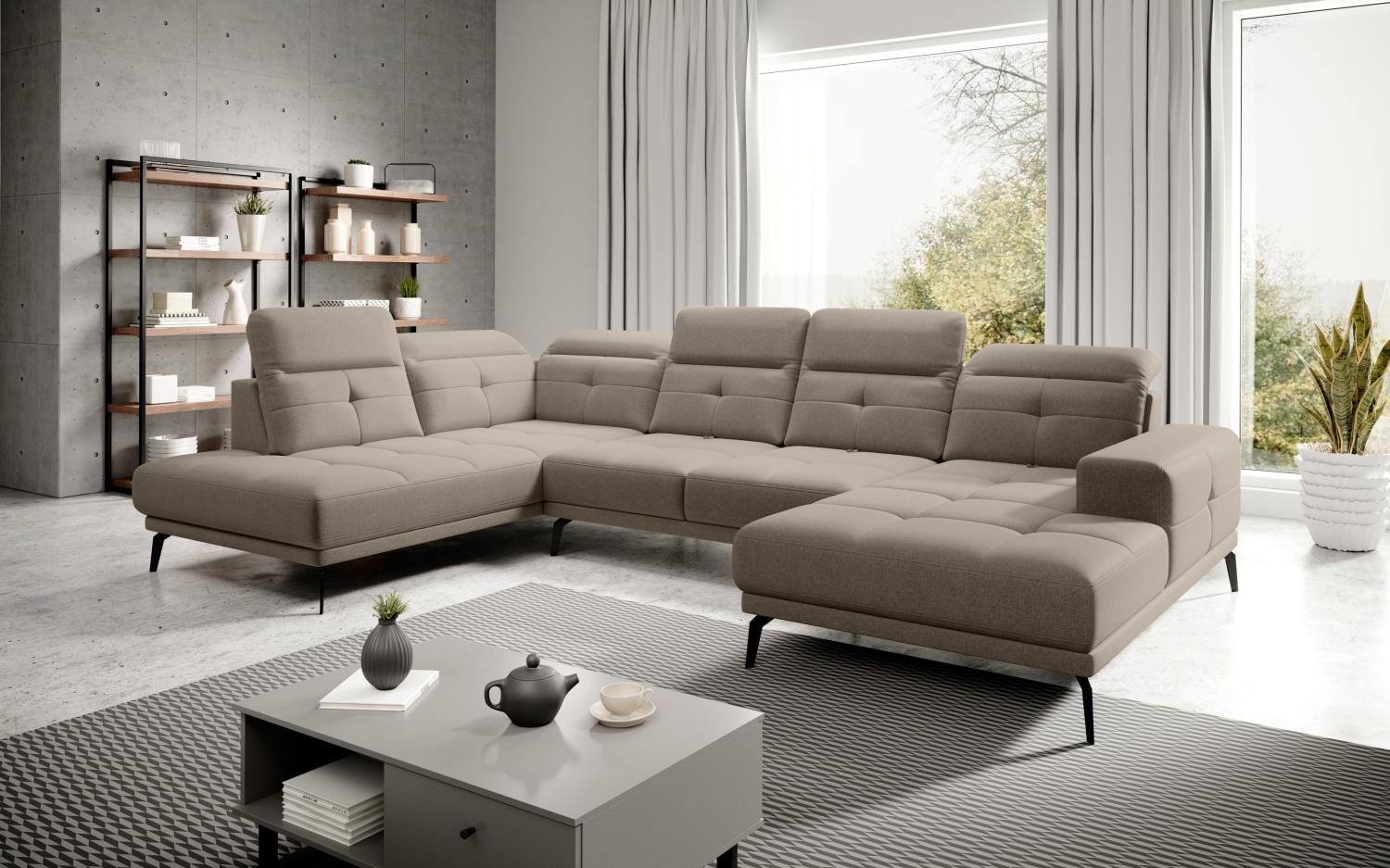 Wohnideebilder Bretan Beige Ecksofas & Eckcouches CO-BRE-LT-18VER Bild 1