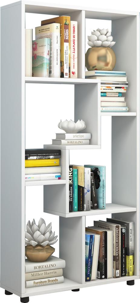 Raumteiler Würfelregal Standregal Regal Regalsystem Bücherregal Wandregal weiss Bild 1