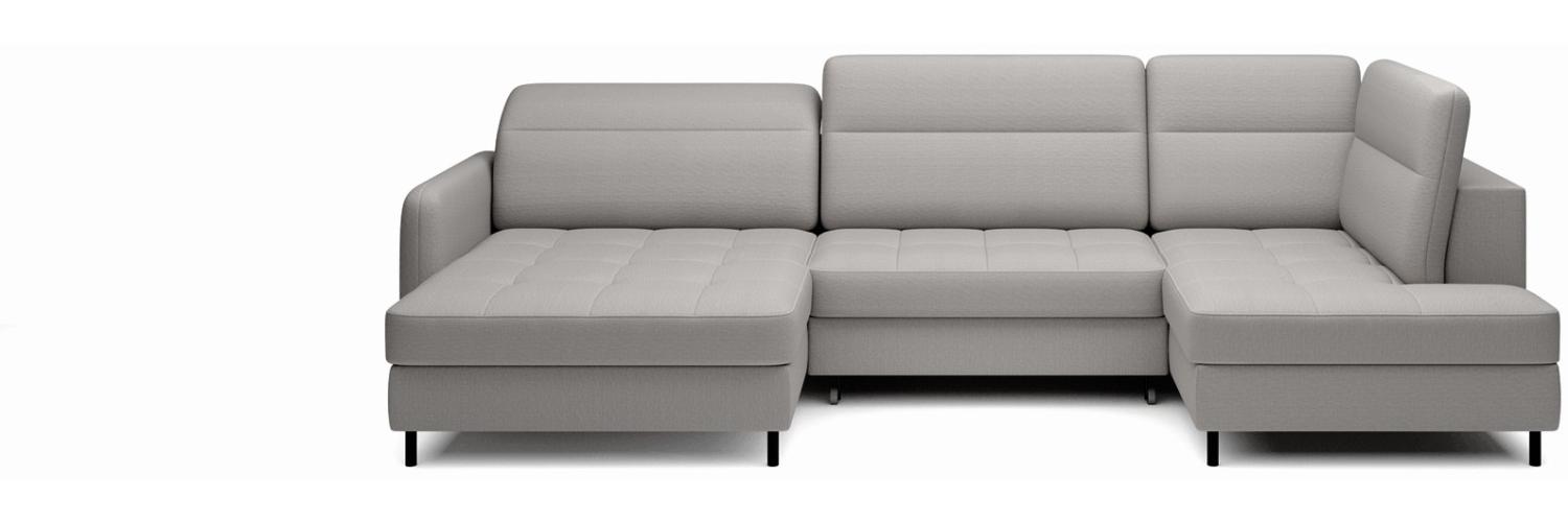 ELTAP 'Berrto' Ecksofa,, Mausgrau, 300x130, Rechts Bild 1