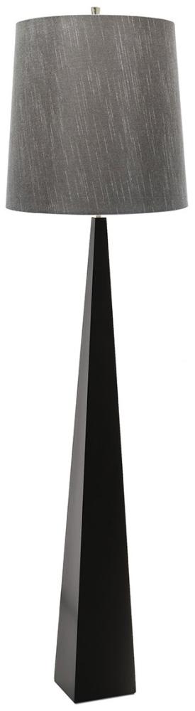 Stehlampe, Stahl, Schwarz, H 181 cm Bild 1