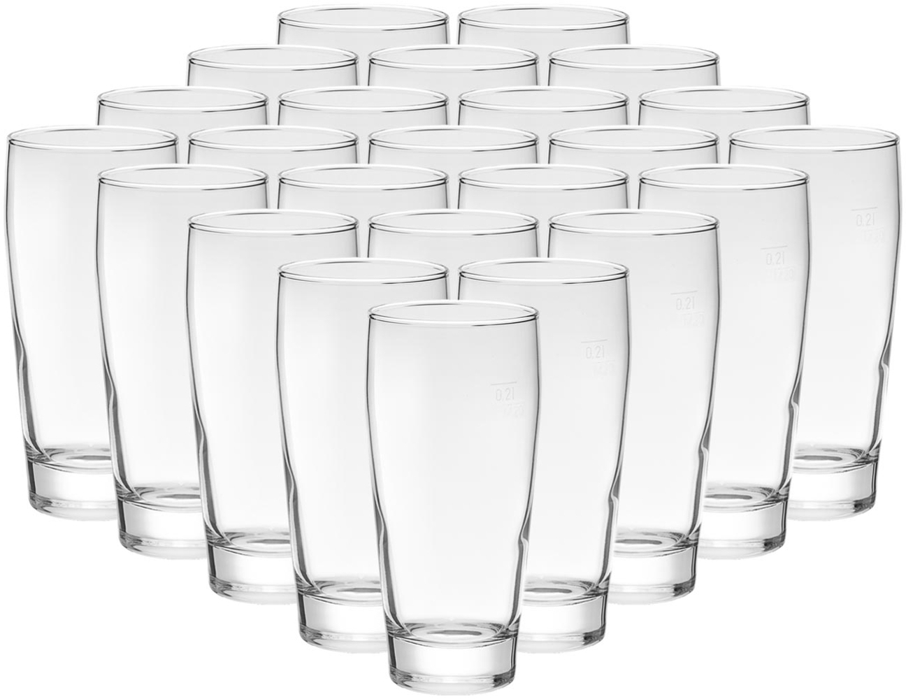 Van Well Willi Becher 0,2 l geeicht 24er Set Bild 1