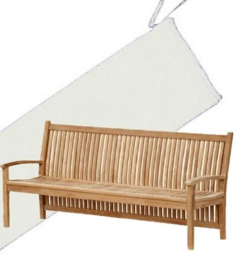 Bankauflage 180 cm x 50 cm für Gartenbank Pescara - creme Bild 1