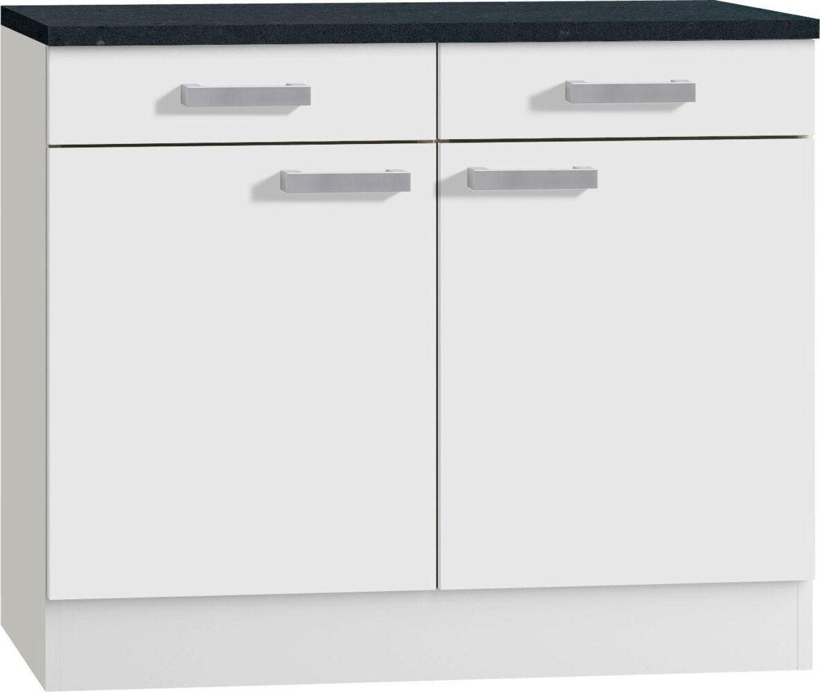 OPTIFIT Unterschrank Odense 100 cm breit, mit 2 Türen und 2 Schubkästen, für Stauraum Bild 1