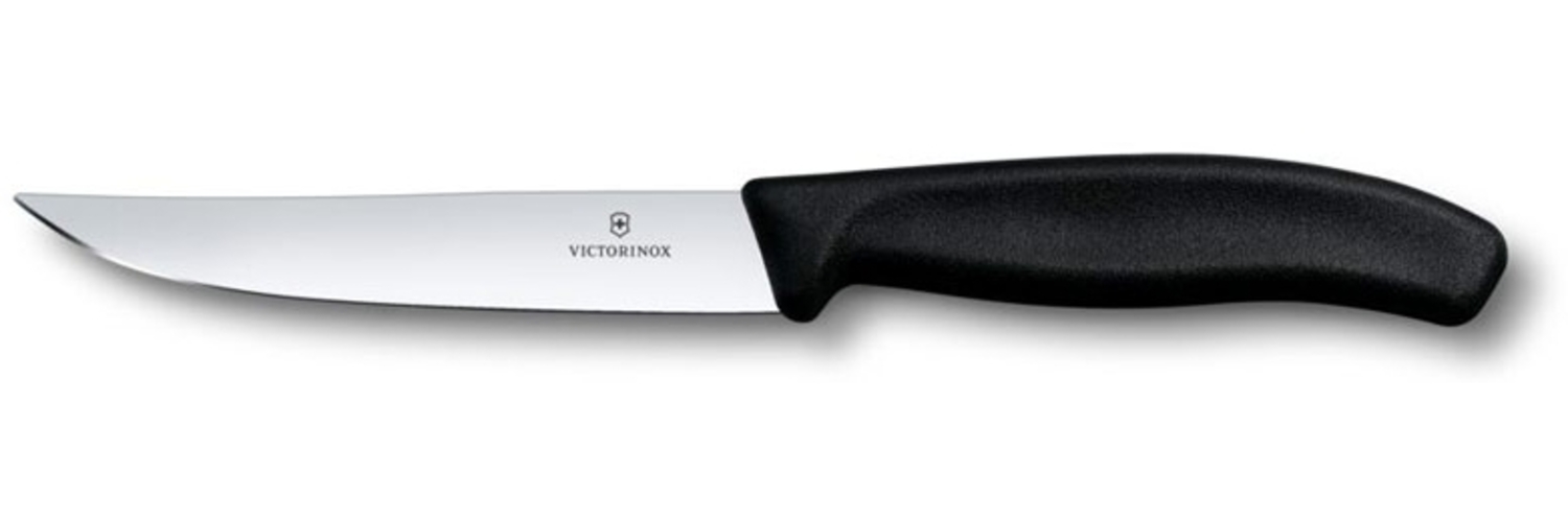 Victorinox Swiss Classic, Steakmesser, 12cm, Gerade, Schwarz Bild 1