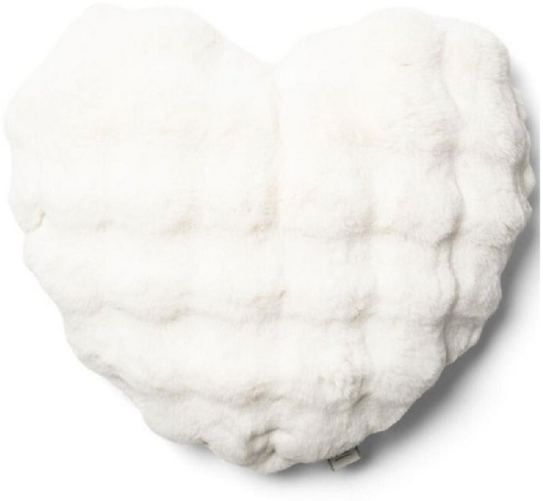 Rivièra Maison Kissenhülle Kissen Herz Meaux Heart Faux Fur Pillow Bild 1