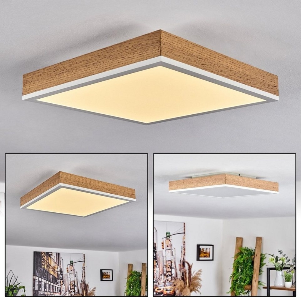 hofstein Deckenleuchte »Vacil« modernes Deckenpanel aus Metall/MDF, 3000 Kelvin Bild 1