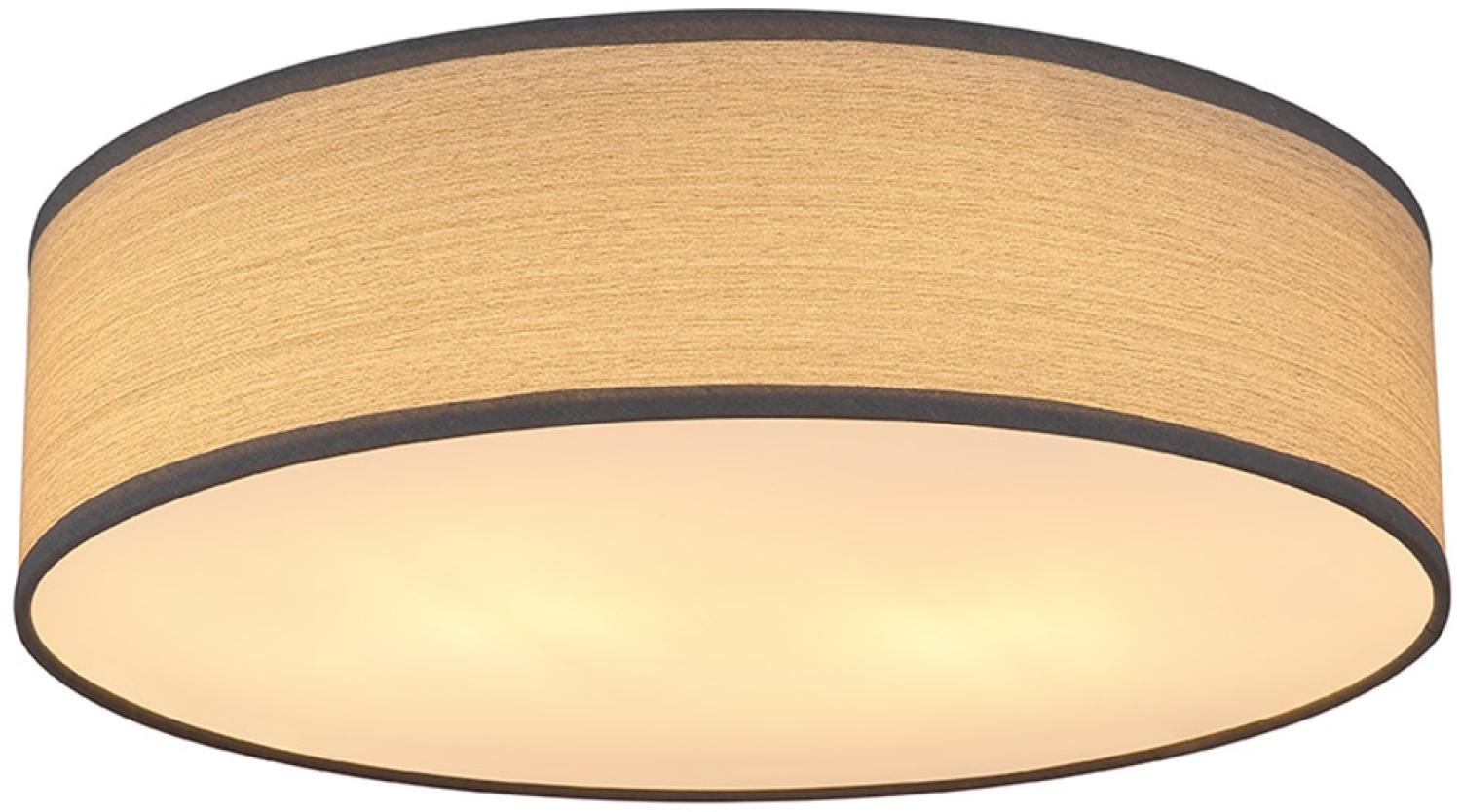 GLOBO Deckenleuchte Wohnzimmer Deckenlampe Schlafzimmer Holzoptikschirm 15363G Bild 1