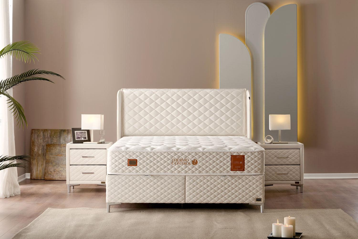Bambi Yatak Bambi Bett Thermo Control Boxspring 120x200 cm Ohne Nachtkommode Bild 1