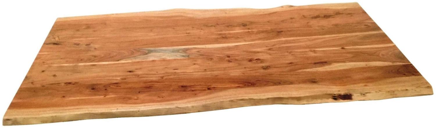 Sit Möbel Tische & Bänke Tisch 180x90 cm, Platte natur, X-Gestell Metall used look, klar lackiert Bild 1