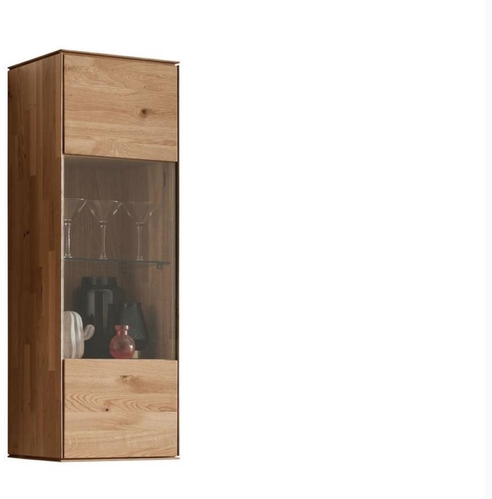 Hängevitrine 40x123cm 'Prag' Wildeiche geölt WZ-0546 Bild 1