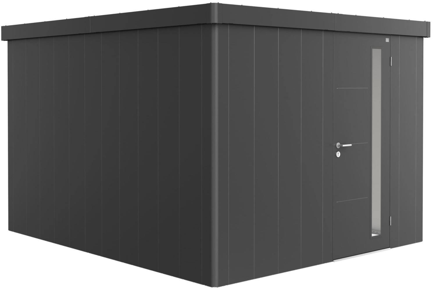 Biohort Gerätehaus Neo, 4C: 292 x 348 x 222 (b x t x h) cm, dunkelgrau-metallic Bild 1