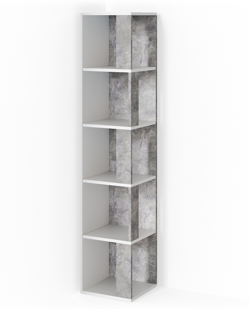 Eckregal Lio Beton 33.3 x 162.2 cm Vicco Bild 1