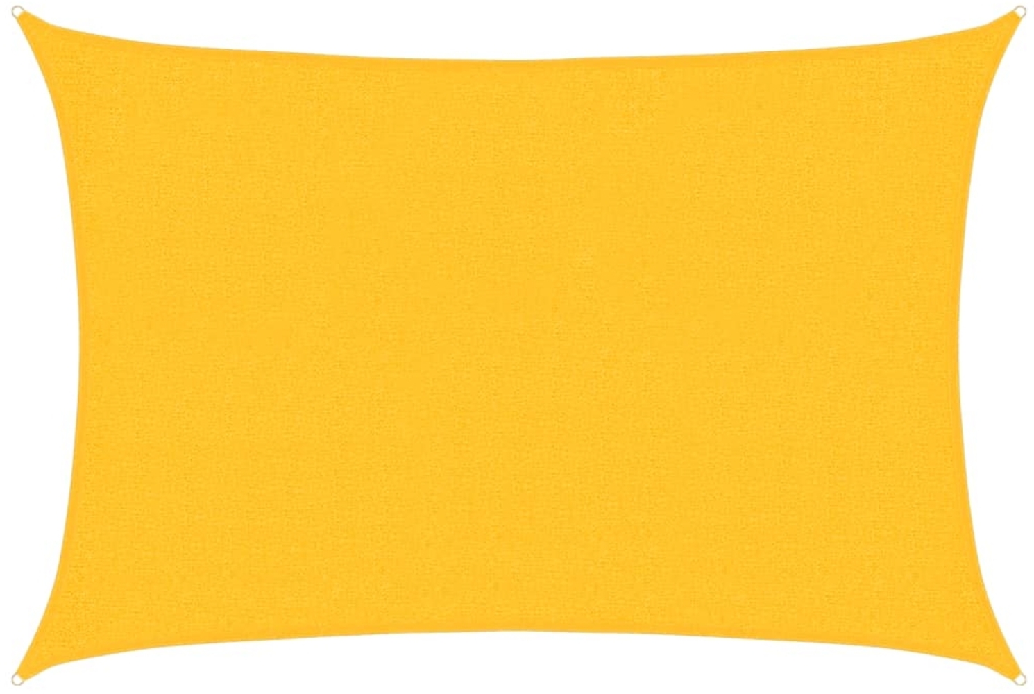 vidaXL Sonnensegel 160 g/m² Rechteckig Gelb 2x2,5 m HDPE 311556 Bild 1
