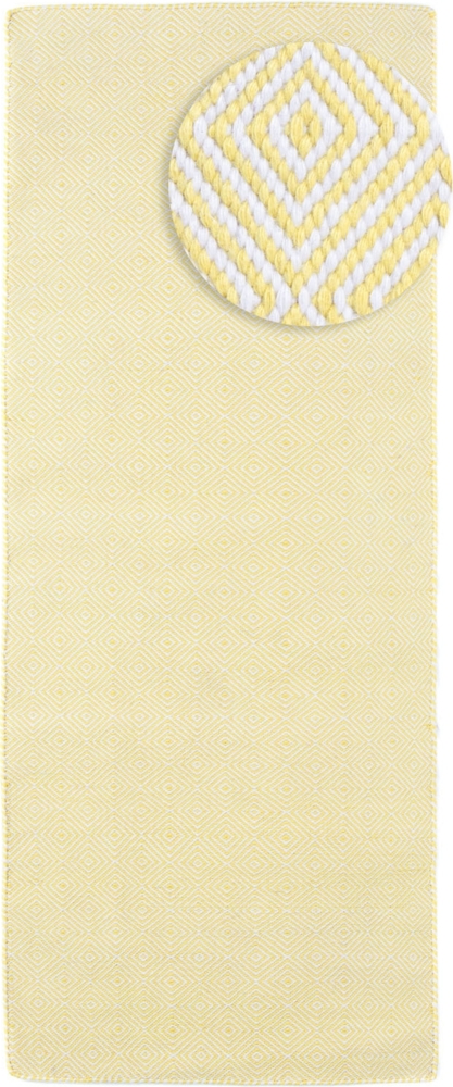 Morgenland In- & Outdoor Teppich - Alef - läufer - 200 x 80 - Gelb Bild 1